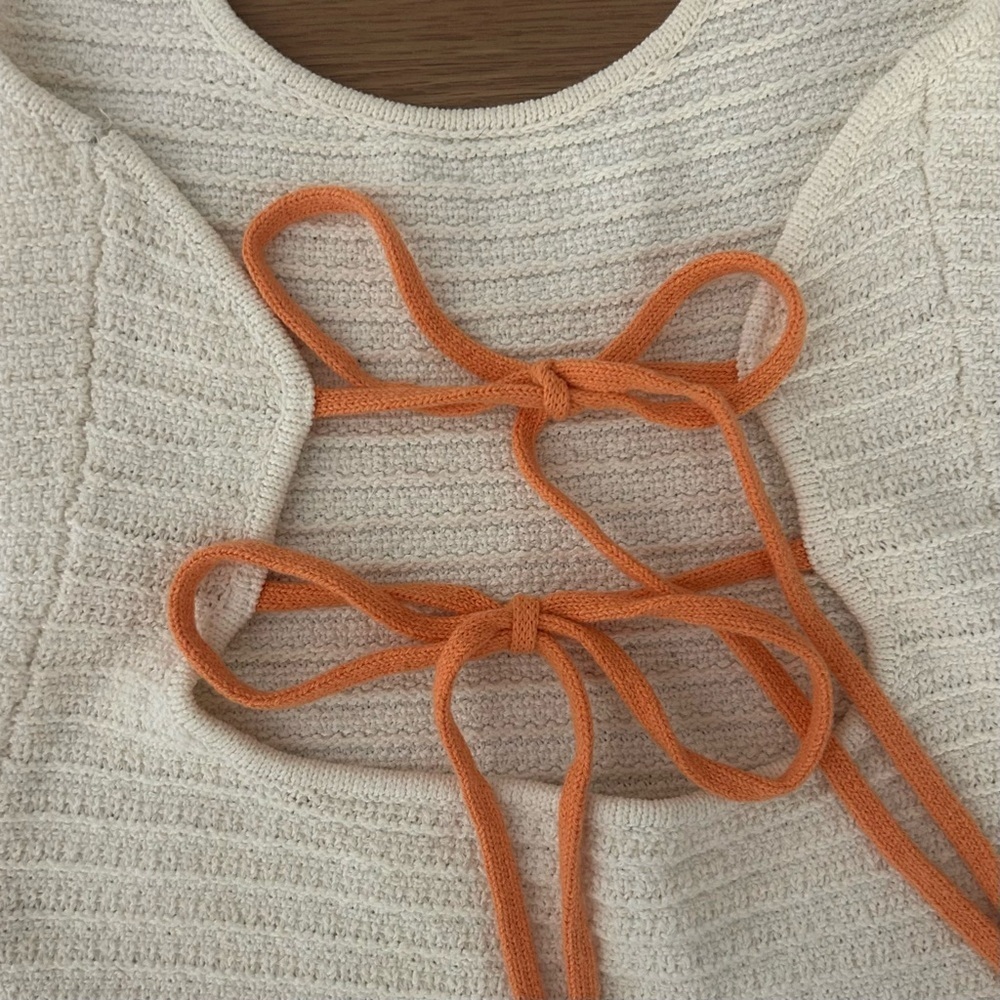 Wilfred Phair Halter Dress Aritzia Knit Beach Vacation Low Back Cloud Size Small - Picture 6 of 15